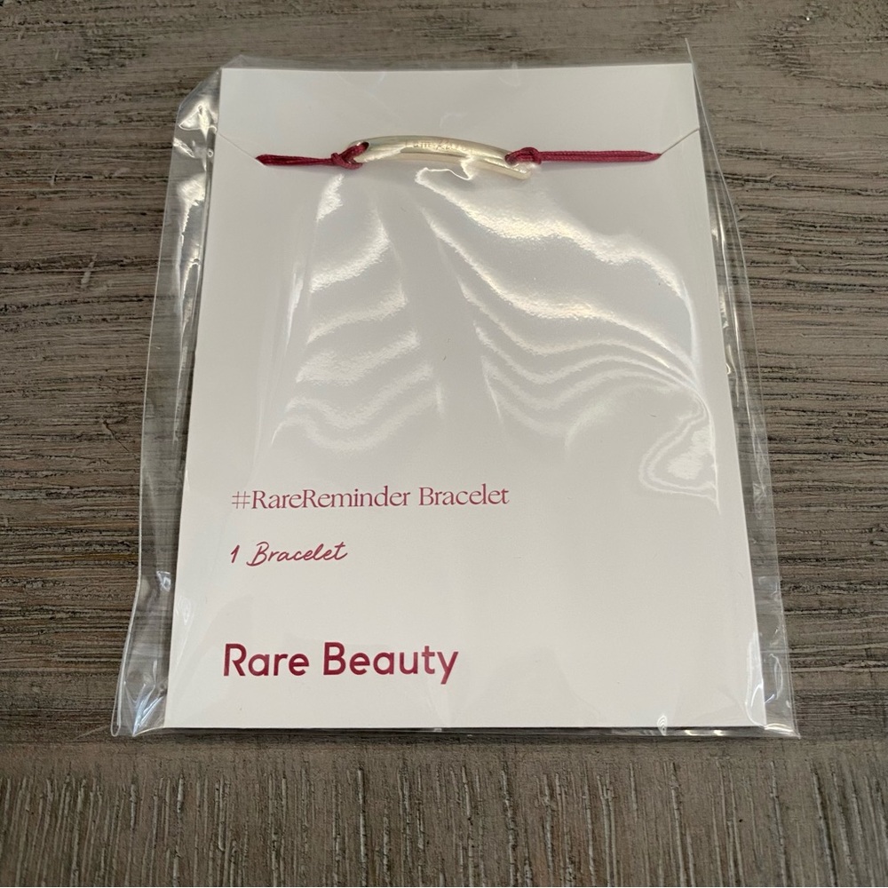 Rare Beauty #RateReminder Bracelet with Red Cord